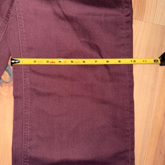 Quince - Bella Straight Stretch in Wine - Size 26 Inseam 30 - Picture 5 of 7